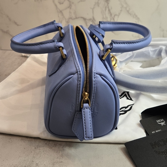 MCM Ella Mini Boston Bag NWOT - Picture 9 of 15